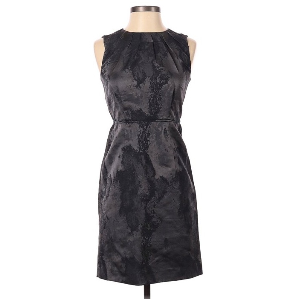 Ann Taylor Loft Size 6P Black And Gray Dress